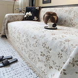 Rustic Blossom Ivory Floral Sofa Cover