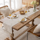 Liora Elegant Tassel Table Runner