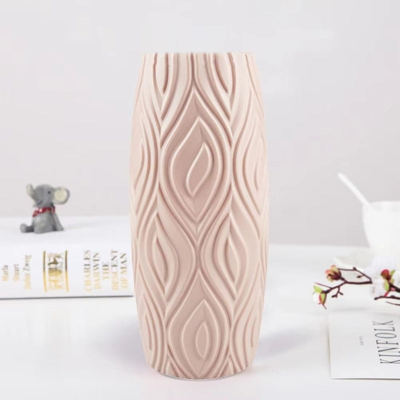 Sculpted Textured Leaf Vase