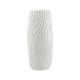 Sculpted Textured Leaf Vase