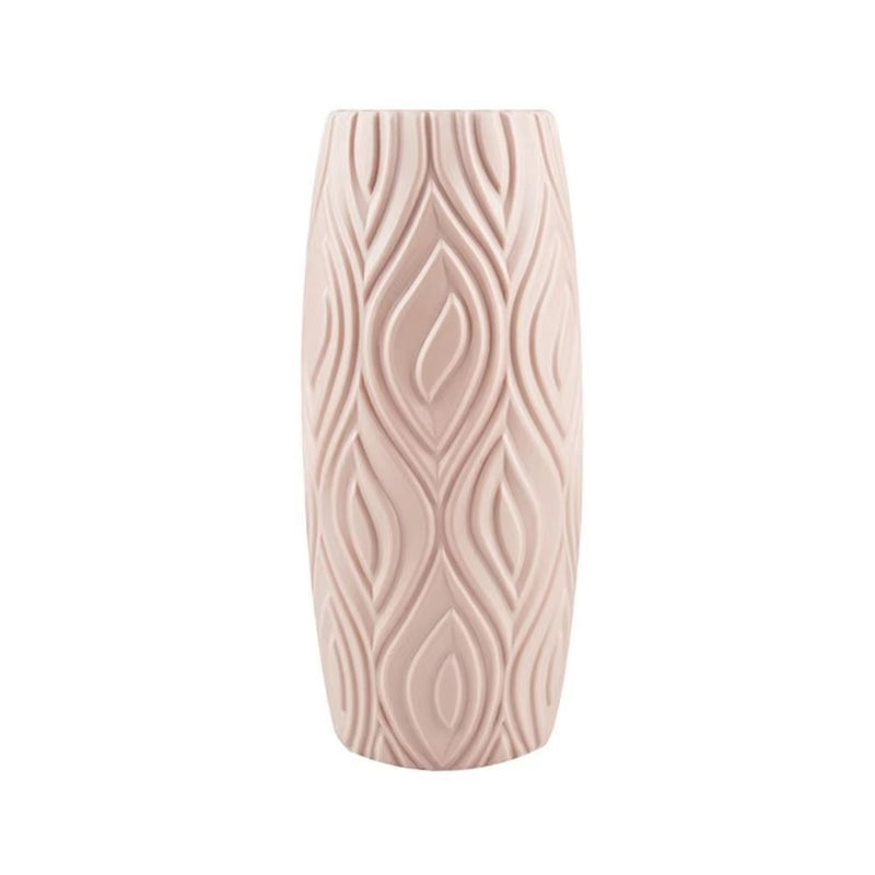 Sculpted Textured Leaf Vase