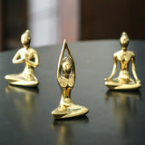 Serene Meditating Woman Statue