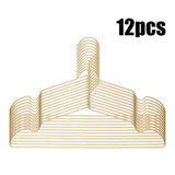 SlimLine Aluminium Clothes Hangers | 12pcs Set