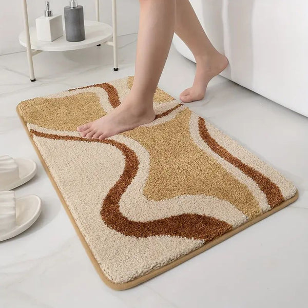 Soft Water Ripple Bath Mat