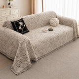 Speckled Pattern Chenille Couch Cover