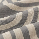 Symmetrical Half-Arch Chenille Sofa Cover