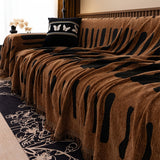 Tribal Geometric Chenille Sofa Cover