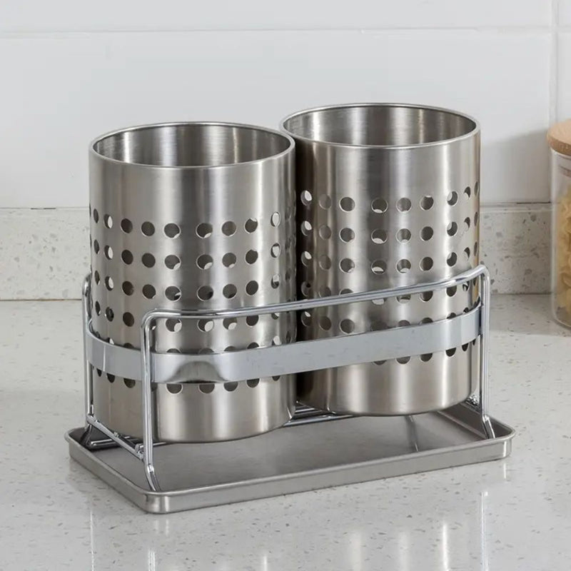 Trivent Stainless Kitchen Cutlery Organiser
