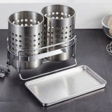 Trivent Stainless Kitchen Cutlery Organiser