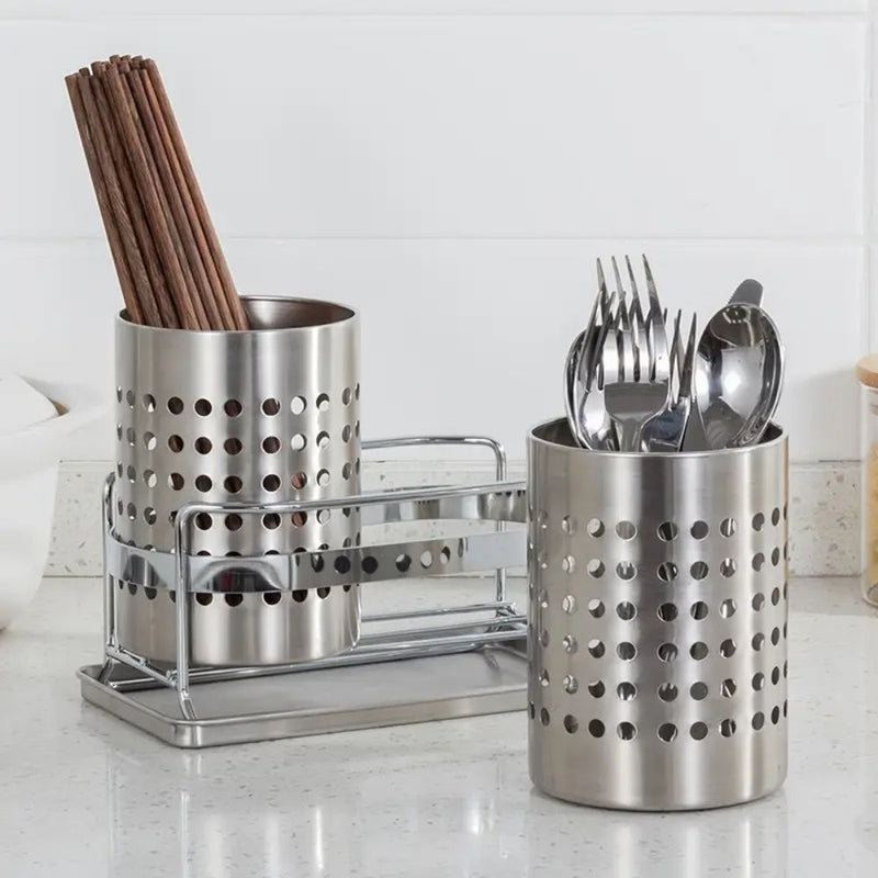 Trivent Stainless Kitchen Cutlery Organiser