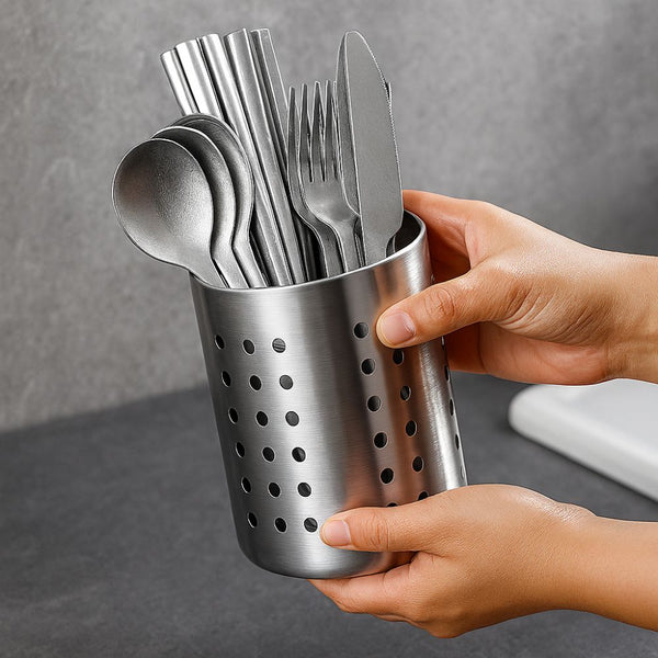 Trivent Stainless Kitchen Cutlery Organiser
