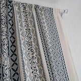 Vintage Bohemian Diamond Print Curtain