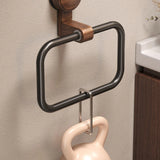 Vintage Wood Removable Towel Rack