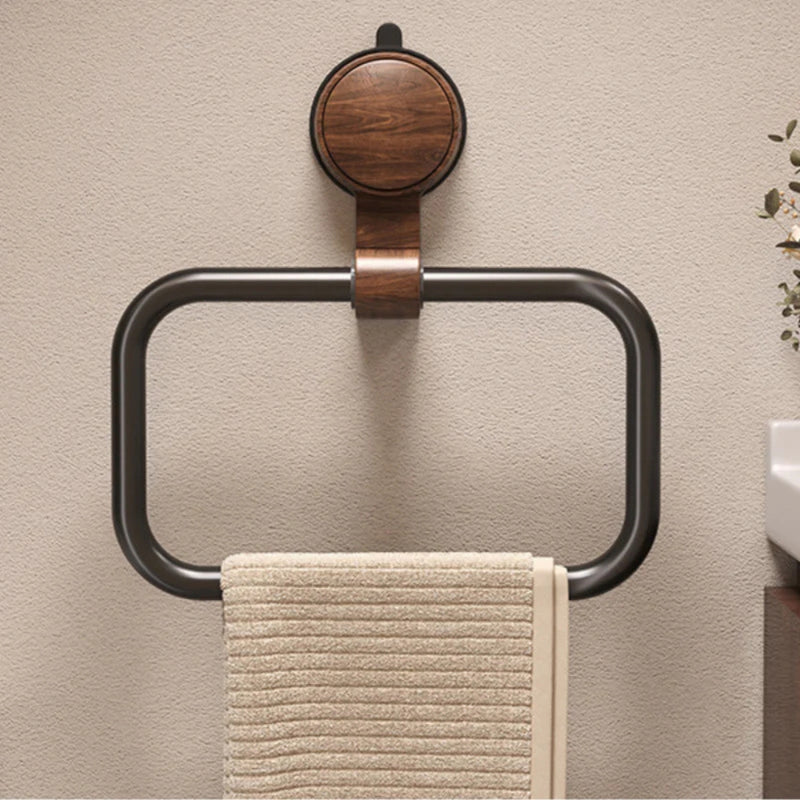 Vintage Wood Removable Towel Rack