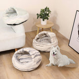 Lavish Marble Striped Pet Bed