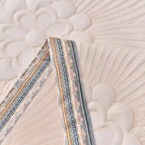 Floral Pattern Cotton Coverlet