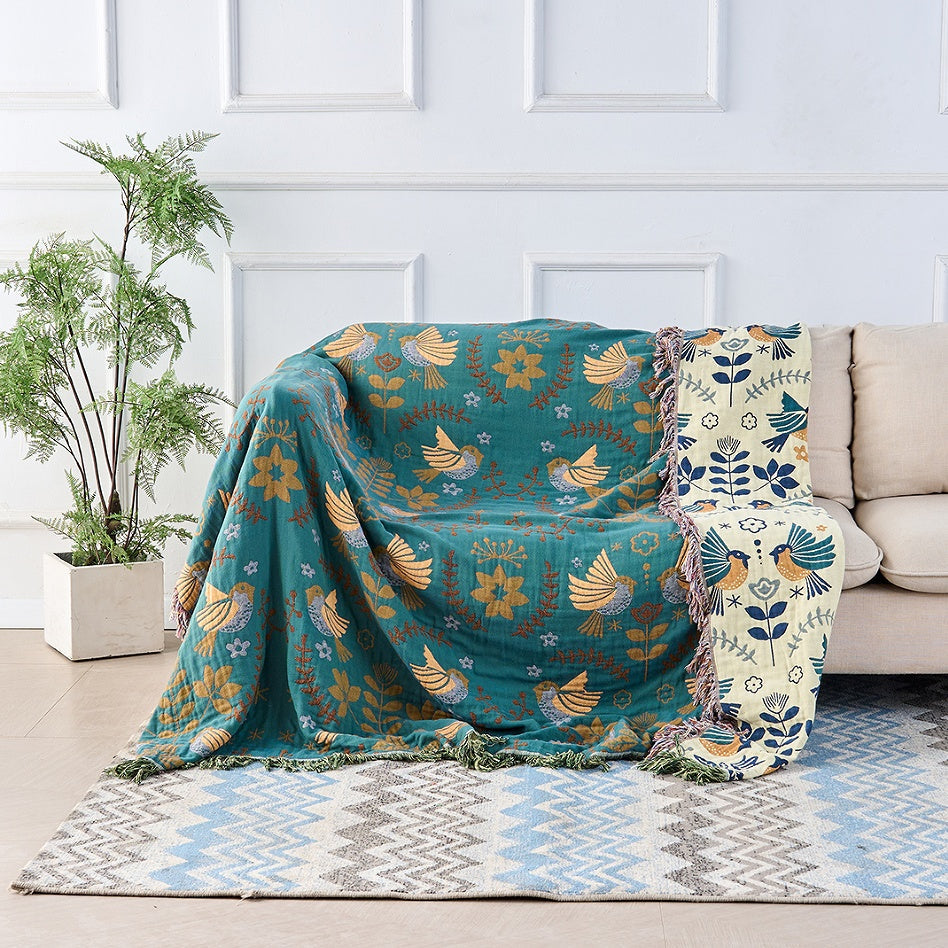 Boho-Scandinavian Cotton Blankets | 100% Cotton Blanket (B1G1)