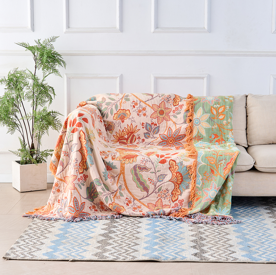 Boho-Scandinavian Cotton Blankets | 100% Cotton Blanket (B1G1)