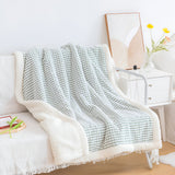 Warm Waffle Sherpa Blanket