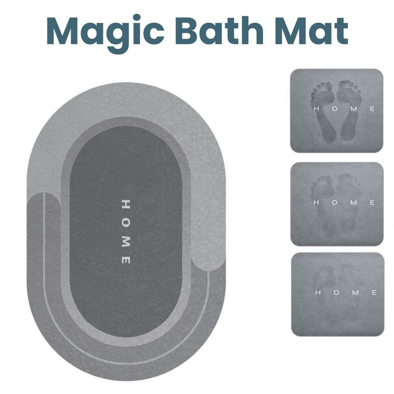 Magic Bath Mat - Super Absorbent Non-Slip Mat