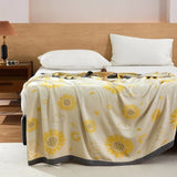 Sunflower Comfort Cotton Blanket